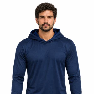 Long Sleeve Hooded Shirt L17H